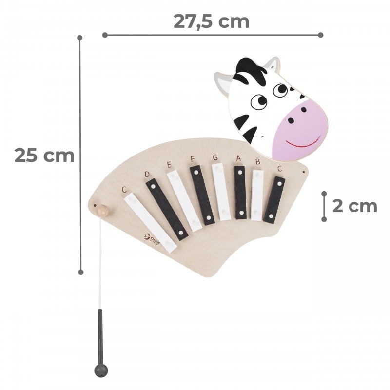 Muzyczna Tablica Ścienna Zebra CLASSIC WORLD EDU