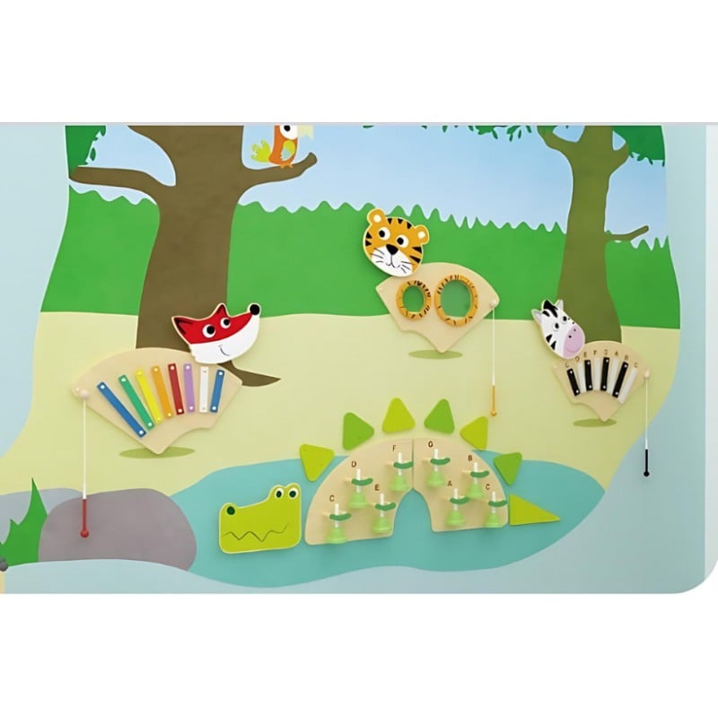 Muzyczna Tablica Ścienna Zebra CLASSIC WORLD EDU