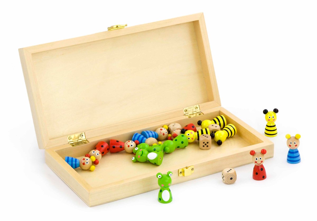 Drewniana Gra Ludo Chińczyk VIGA Toys – zdjęcie 12