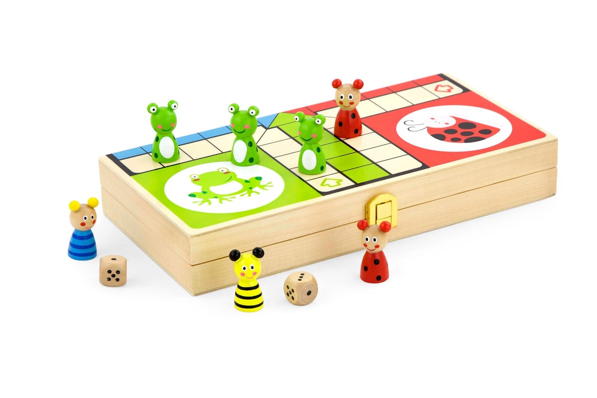 Drewniana Gra Ludo Chińczyk VIGA Toys – zdjęcie 13