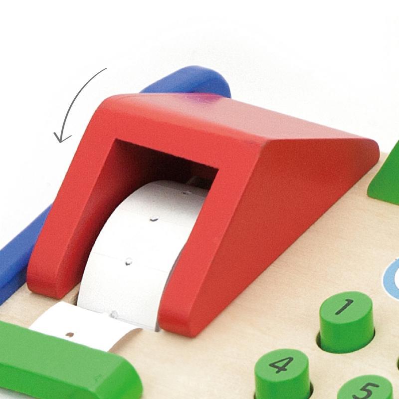 Drewniana Kasa sklepowa z akcesoriami Skaner Viga Toys Montessori