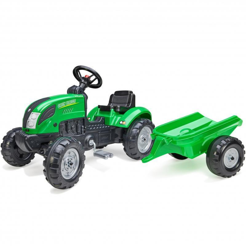 FALK Traktor Zielony na Pedały + Przyczepa i Klakson od 2 Lat. FALK Traktor Zielony na Pedały + Przyczepa i Klakson od 2 Lat.