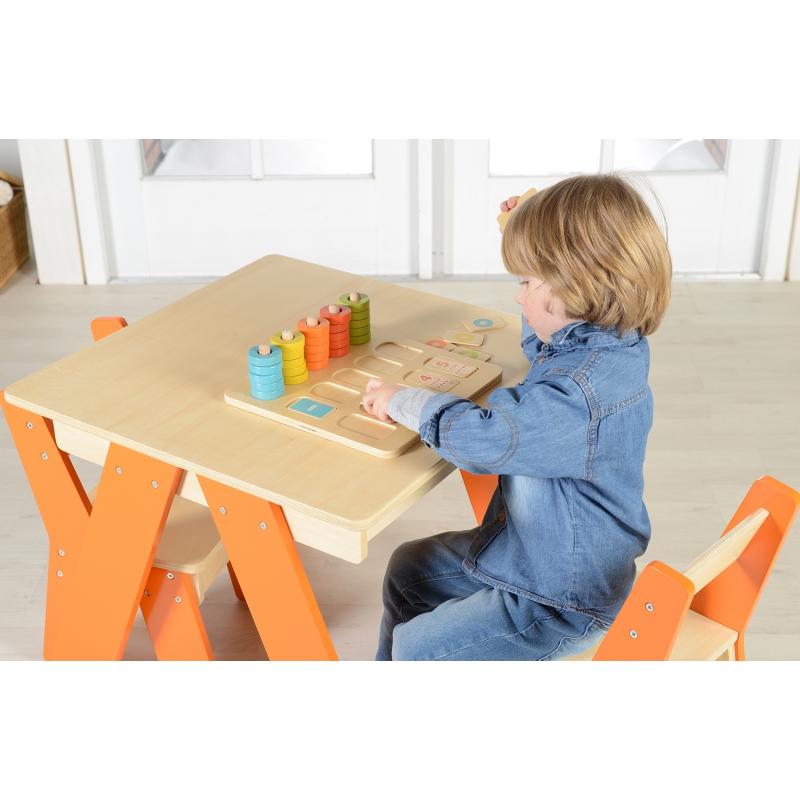 Nauka Kolorów I Liczenia Edukacyjna Tabliczka Masterkidz Montessori