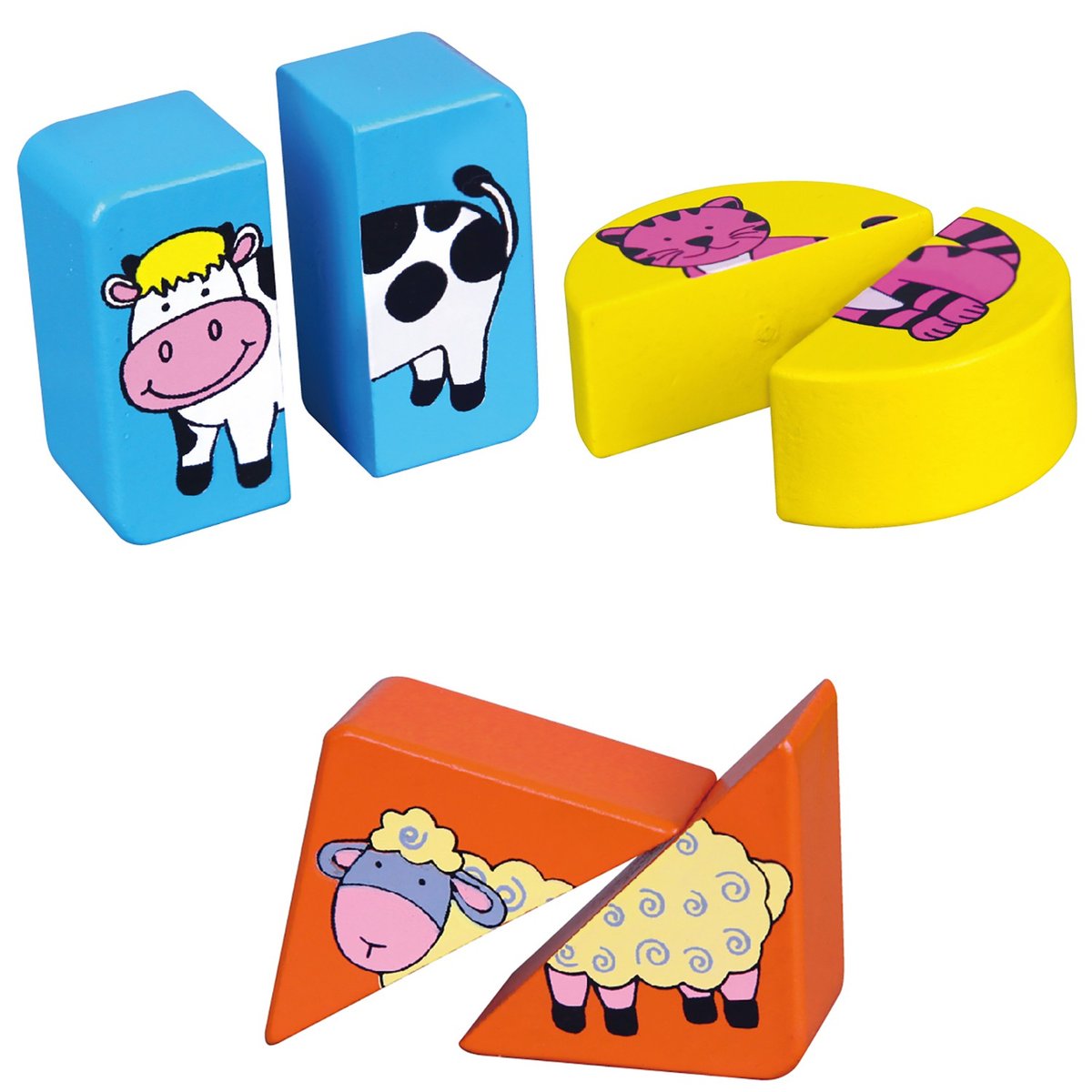 Puzzle Edukacyjne Drewniane Zwierzęta VIGA – zdjęcie 13