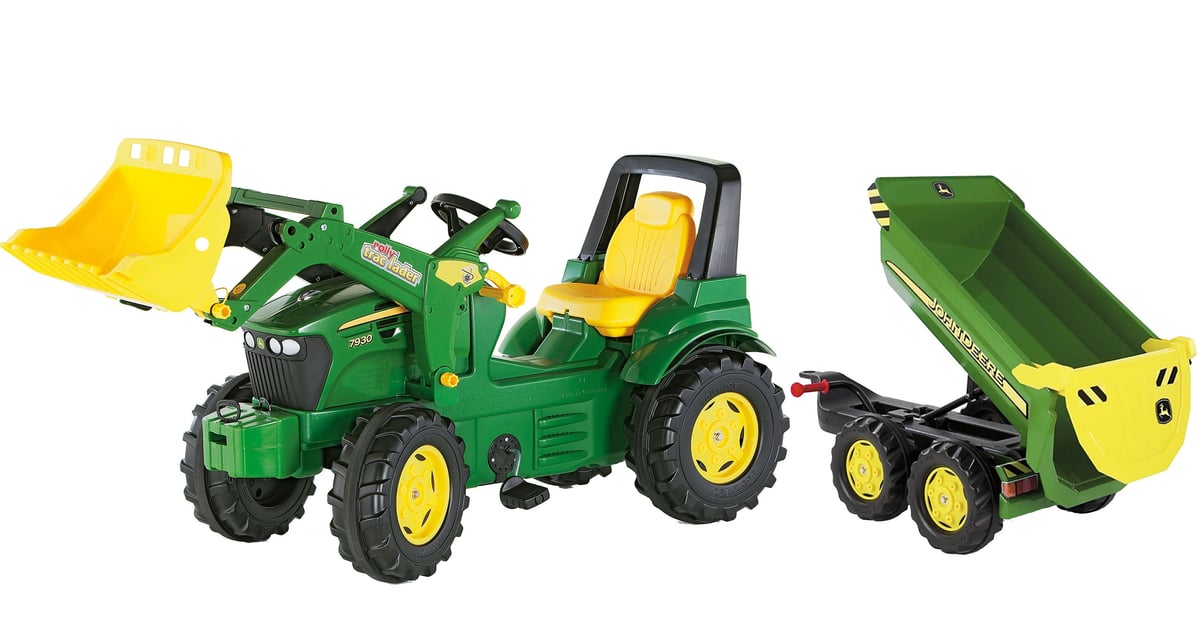 ROLLY TOYS rollyFarmtrac Traktor na Pedały John Deere Łyżka 3-8 Lat