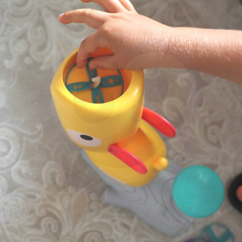 Gra Zręcznościowa Złap Frisbee z Wyrzutnią Dysków WOOPIE