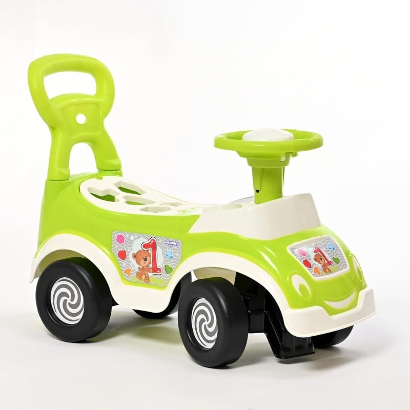 WOOPIE Jeździk 4w1 Sorter Pchacz Chodzik + Klakson Schowek