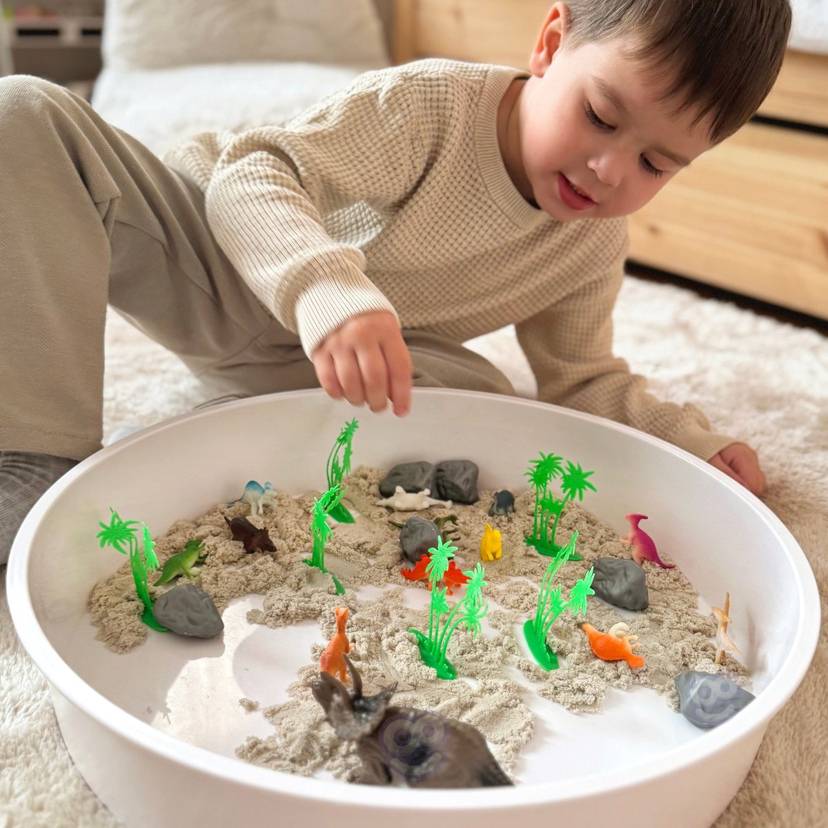 Zestaw Figurki Dinozaury 40 el. WOOPIE