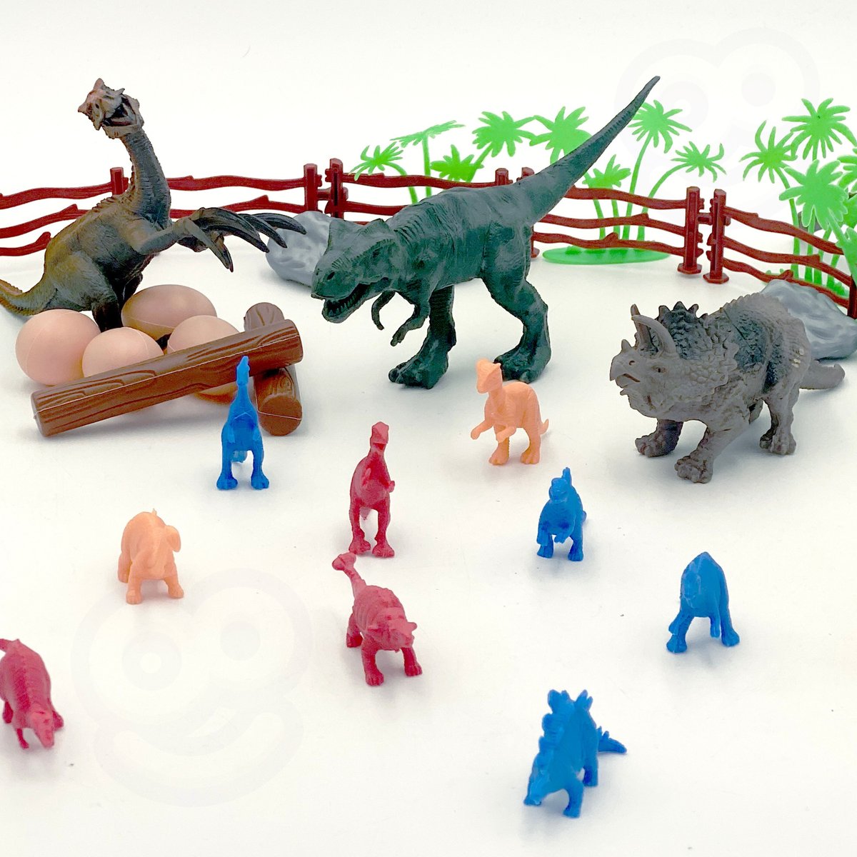 Zestaw Figurki Dinozaury 40 el. WOOPIE