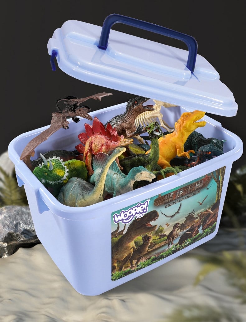 Zestaw Figurki Dinozaury 40 el. WOOPIE