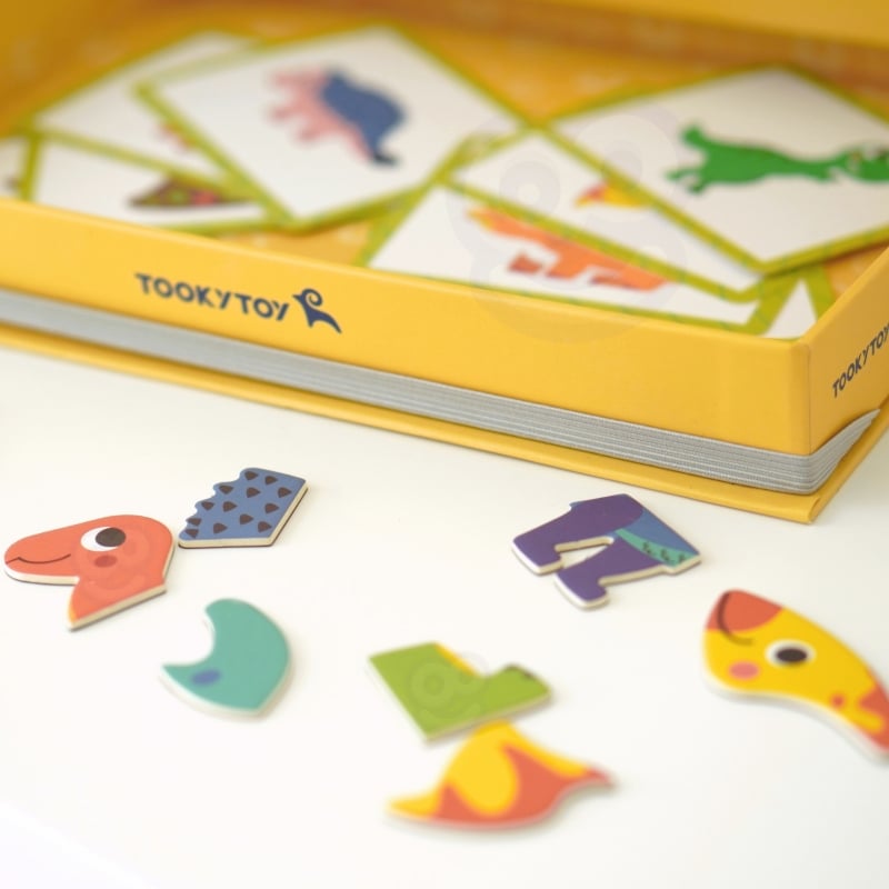 Układanka Magnetyczna Dinozaury Puzzle TOOKY TOY