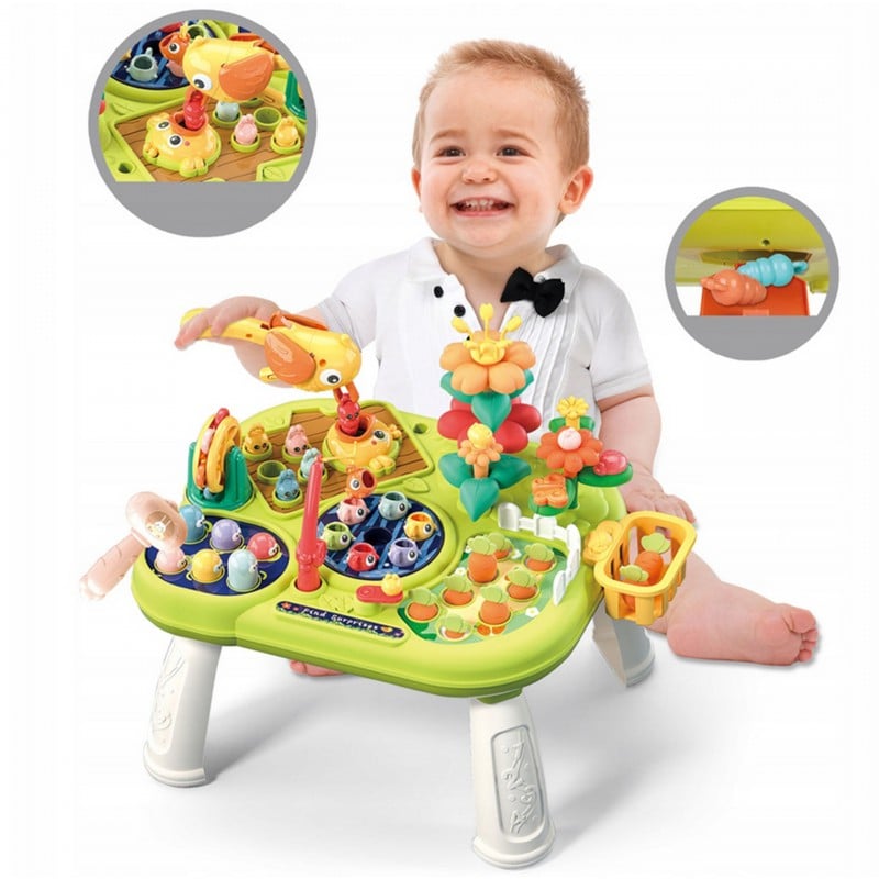 Interaktywny Multistolik Edukacyjny 8w1 Montessori WOOPIE BABY
