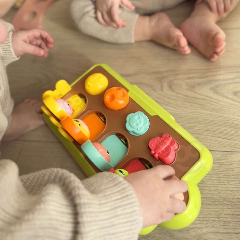 Zabawka Edukacyjna POP-UP Wyskakujące Zwierzątka ze Szczęśliwej Farmy WOOPIE BABY