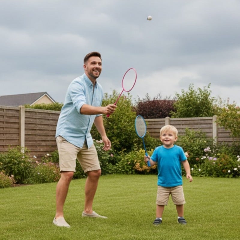 WOOPIE Badminton Zestaw Rakietki i Lotki 2szt.