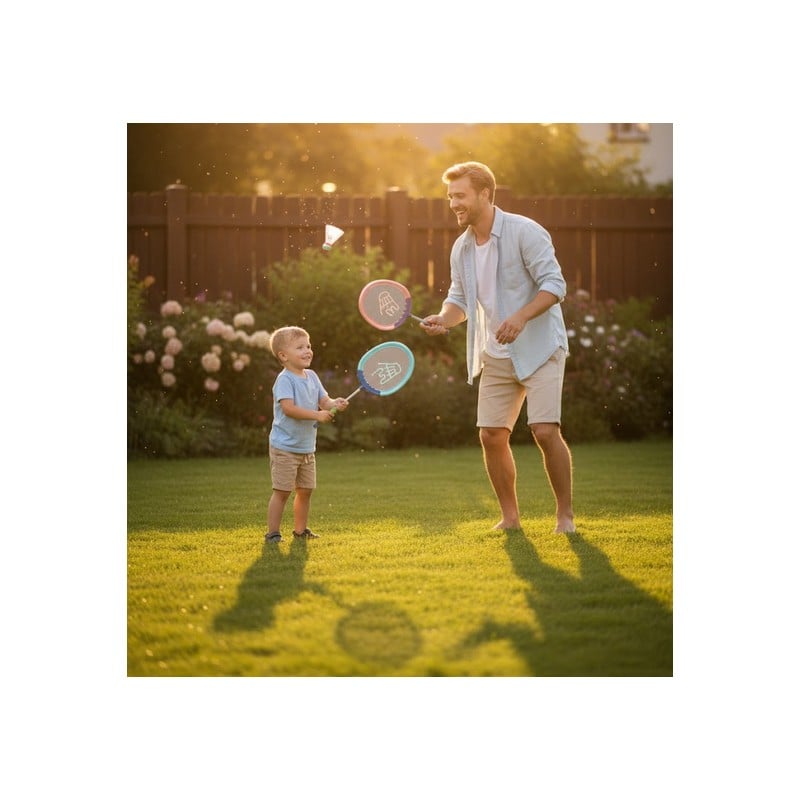 WOOPIE Badminton Zestaw Rakietki i Lotki 2szt.