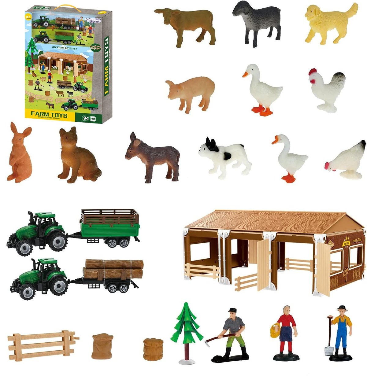 WOOPIE Zestaw Mały Farmer XL Figurki Gospodarstwo