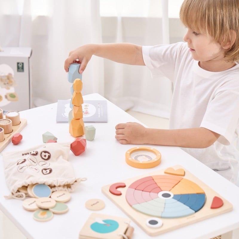 Zestaw Zabawek Edukacyjnych Pudełko Box od 36 miesiąca VIGA