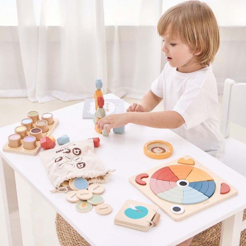 Zestaw Zabawek Edukacyjnych Pudełko Box od 36 miesiąca VIGA
