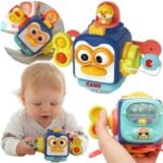 WOOPIE Pingwinek Montessori Piłka Sensoryczna 6w1