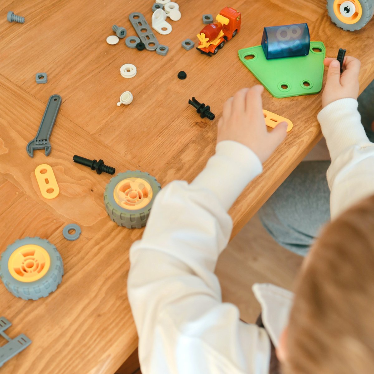Zestaw Klocki Konstrukcyjne Pojazdy STEM 163 el. WOOPIE – zdjęcie 20