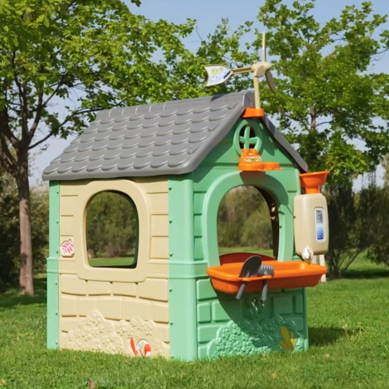 FEBER Domek ogrodowy Recycle Eco Segregacja Odpadów Zielona Energia