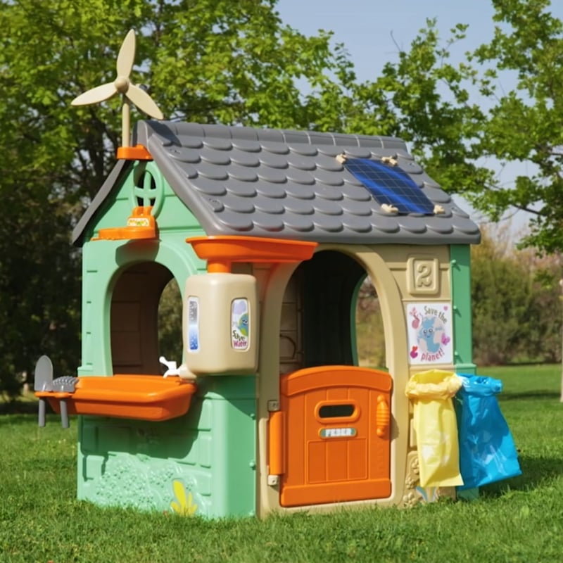 FEBER Domek ogrodowy Recycle Eco Segregacja Odpadów Zielona Energia