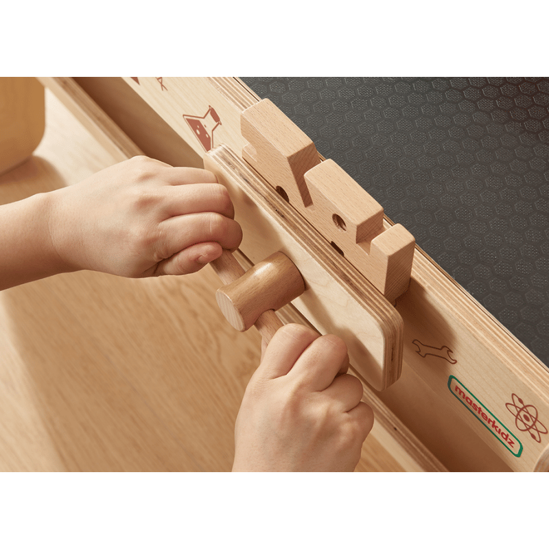 MASTERKIDZ Drewniany Warsztat XXL Montessori STEM z Narzędziami