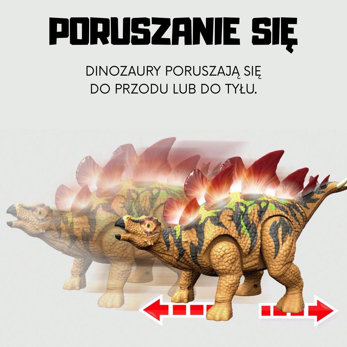 Dinozaur Zdalnie Sterowany RC Robot Stegozaur WOOPIE
