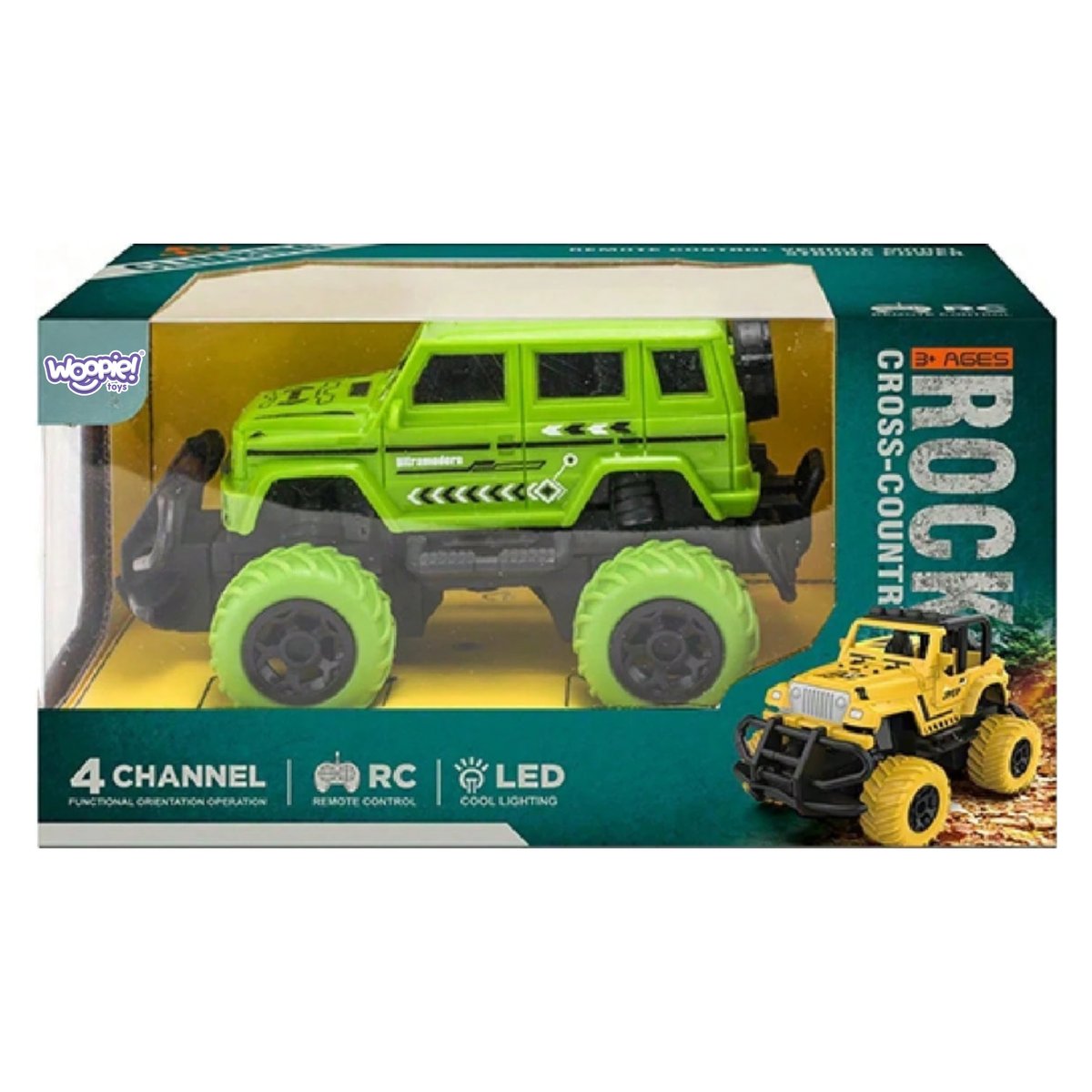 Samochód Zdalnie Sterowany RC Jeep Cross-Country LED WOOPIE