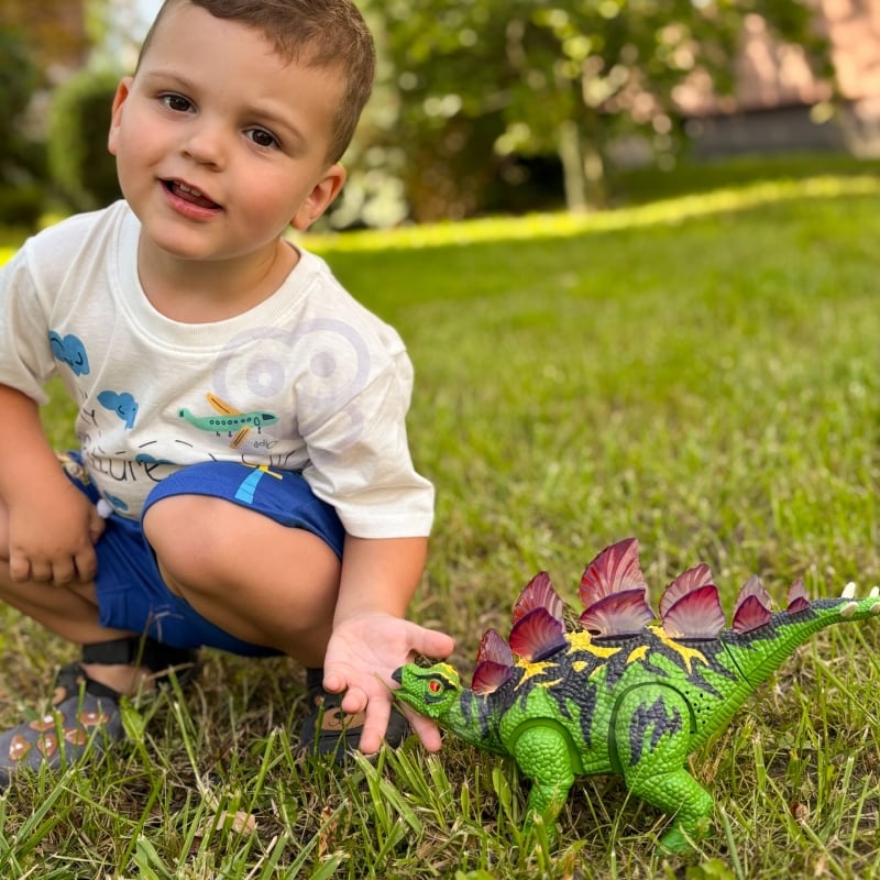 WOOPIE Dinozaur Zdalnie Sterowany RC Robot Stegozaur