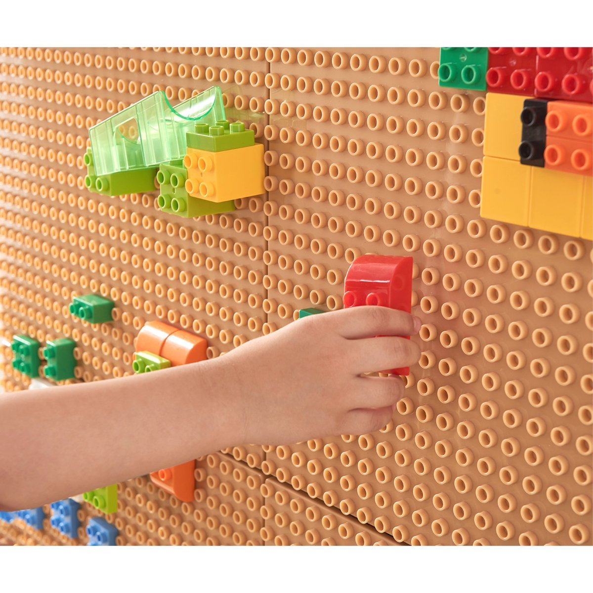 Zestaw Klocków Konstrukcyjnych STEM 563 el. z Nakładkami na Panel 4 szt. MASTERKIDZ