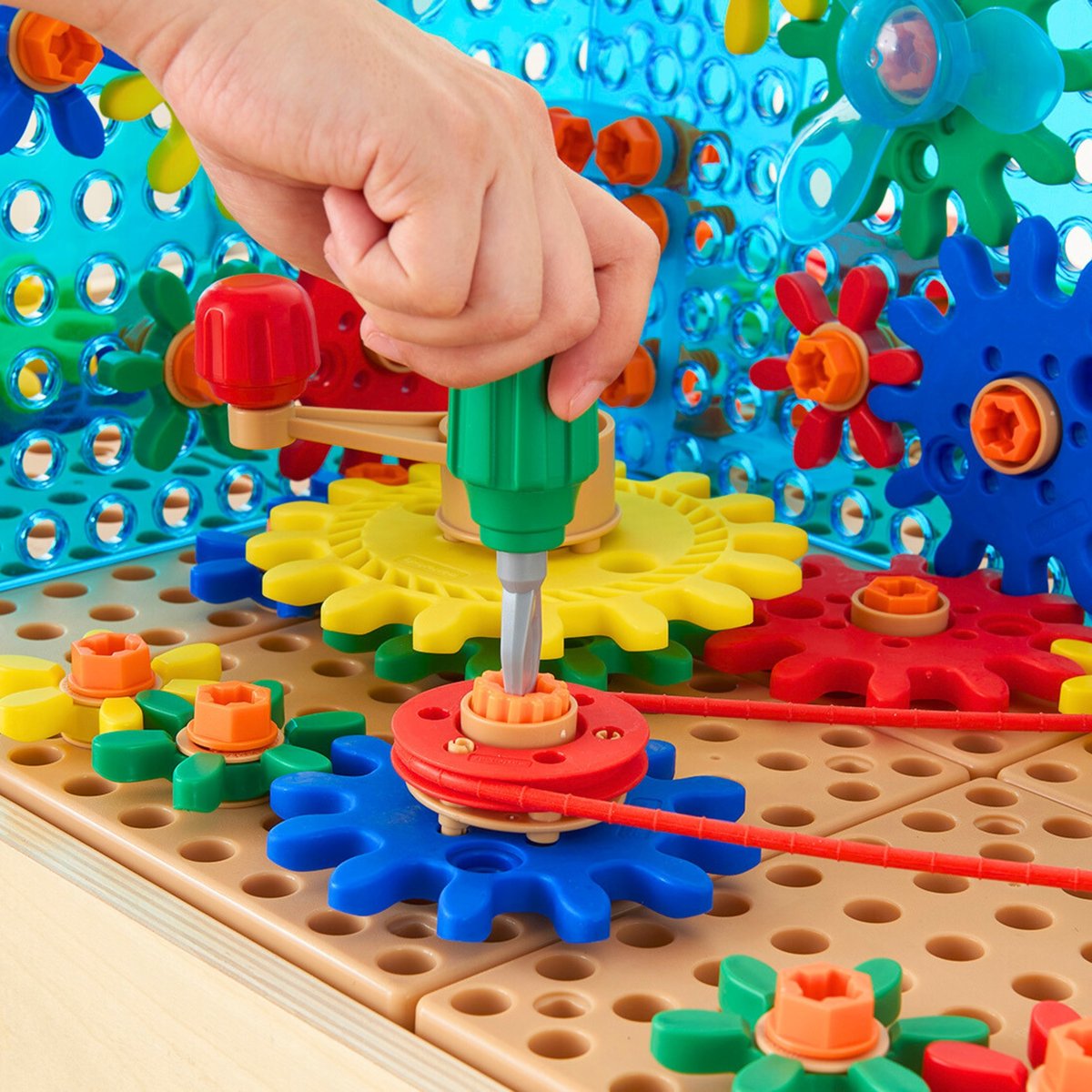 Drewniany Stół Edukacyjny STEM Activity Table Combo + Akcesoria MASTERKIDZ