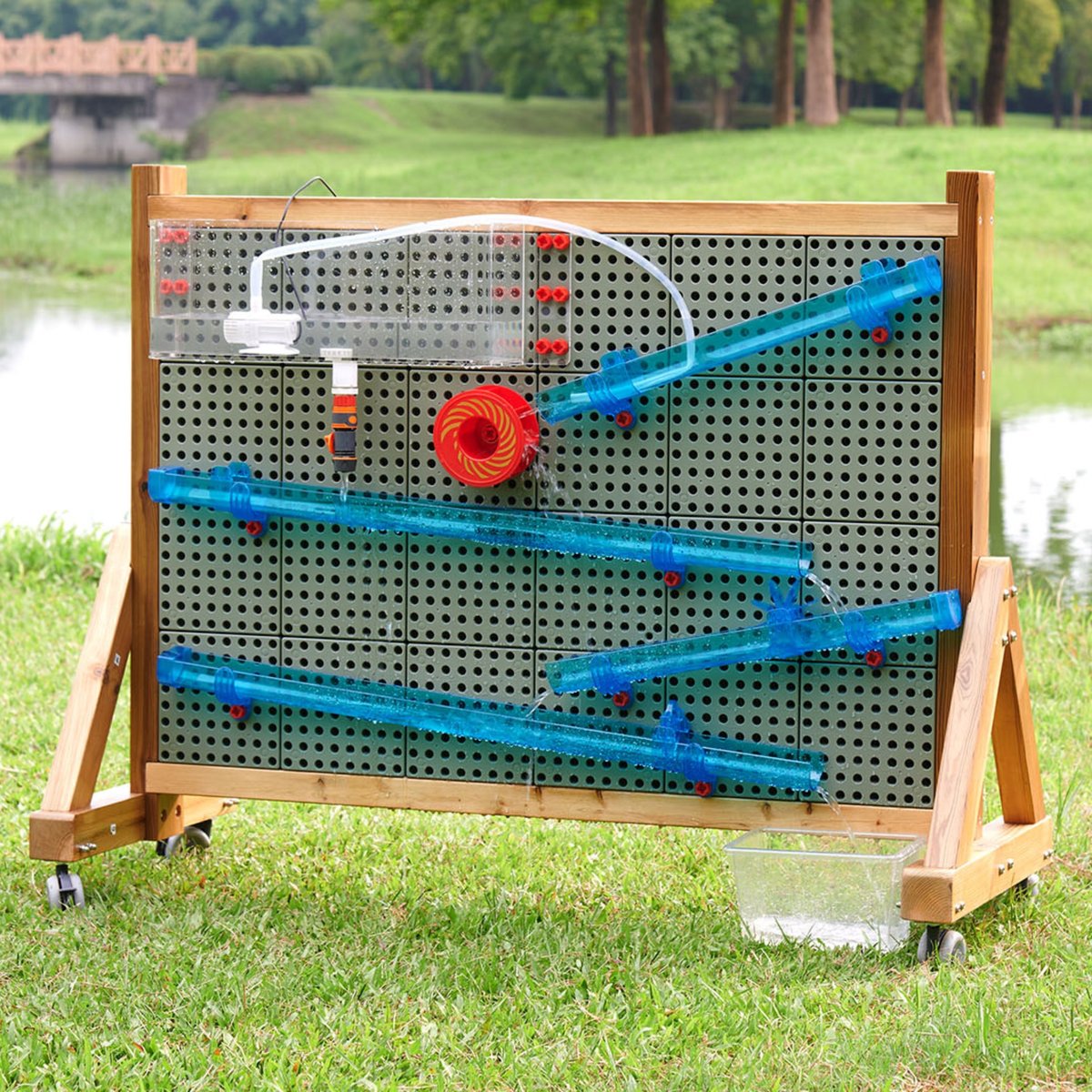 Tablica STEM Outdoor + Tor Wodny/Kulkowy MASTERKIDZ