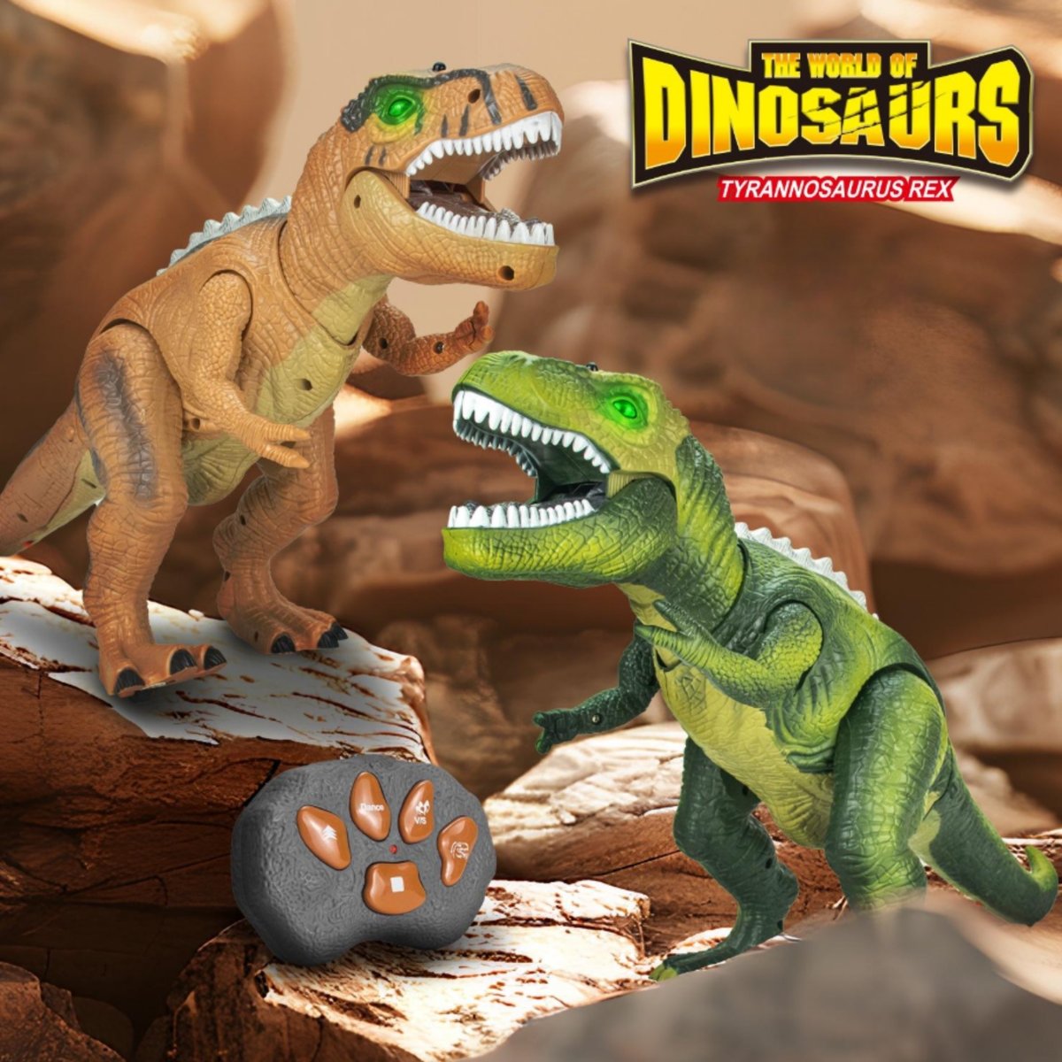 Dinozaur Zdalnie Sterowany RC Tyrannosaurus Rex WOOPIE