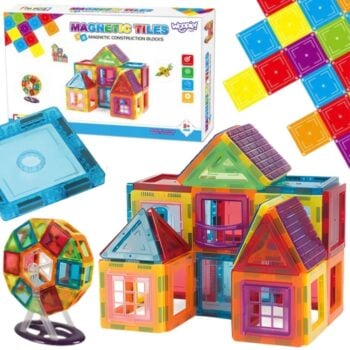 WOOPIE Klocki Magnetyczne 3D Edukacyjne Panele Dla Dzieci