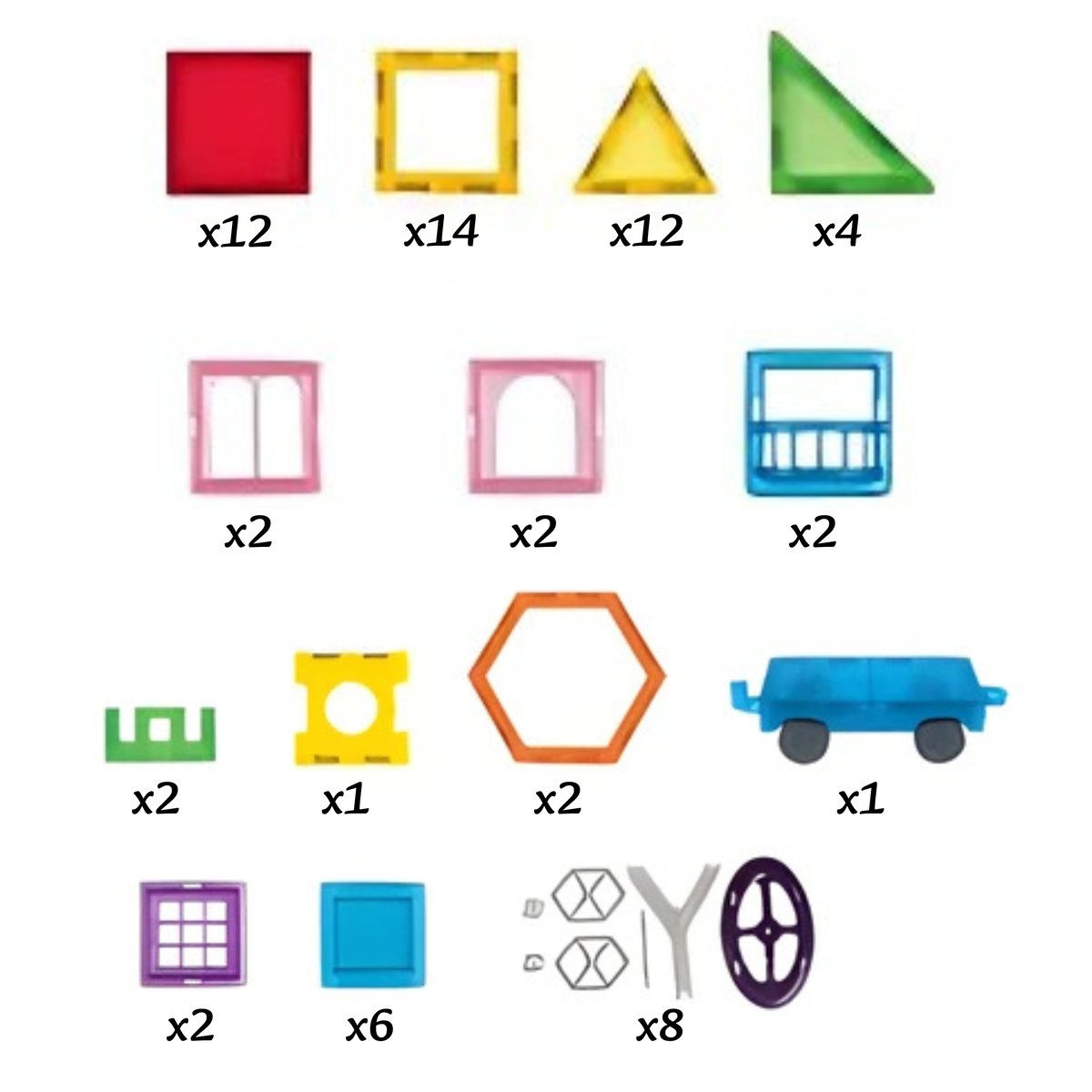 Klocki Magnetyczne 3D Edukacyjne Panele dla Dzieci WOOPIE