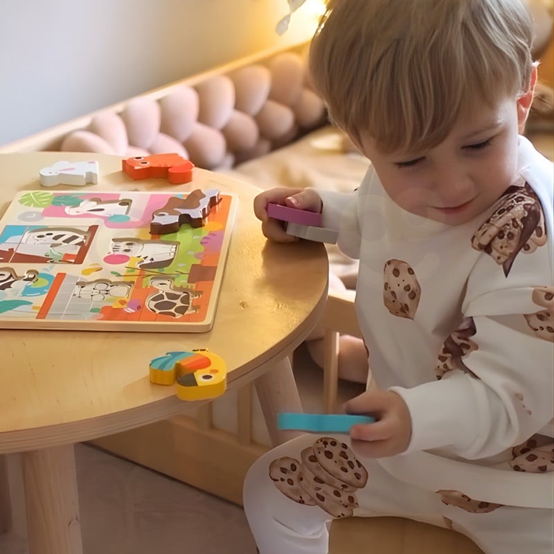 Drewniane puzzle - Edukacja i zabawa w jednym