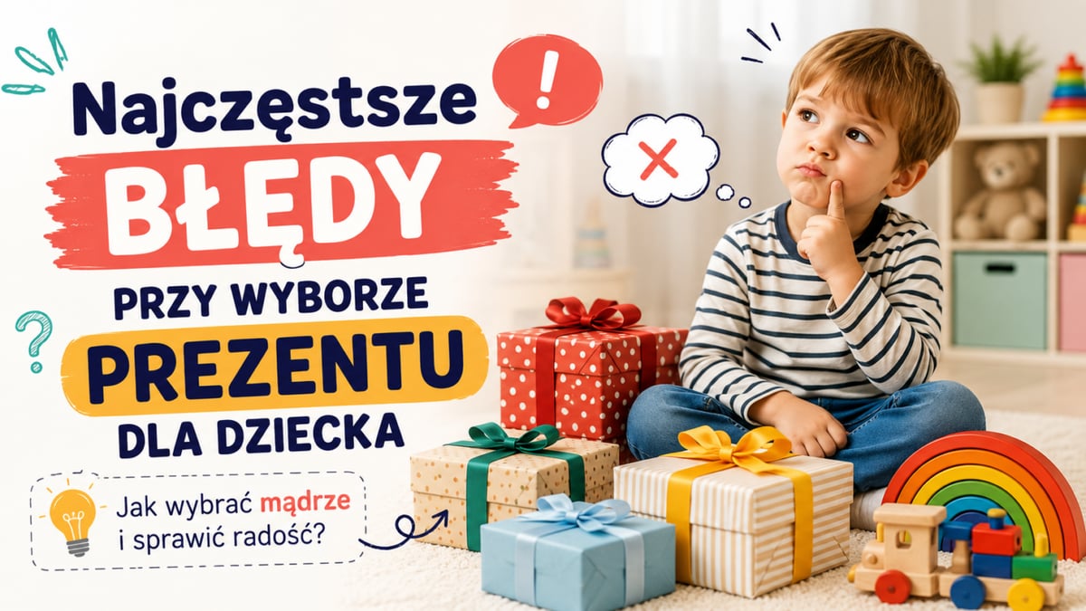 Najczęstsze błędy przy wyborze prezentu dla dziecka
