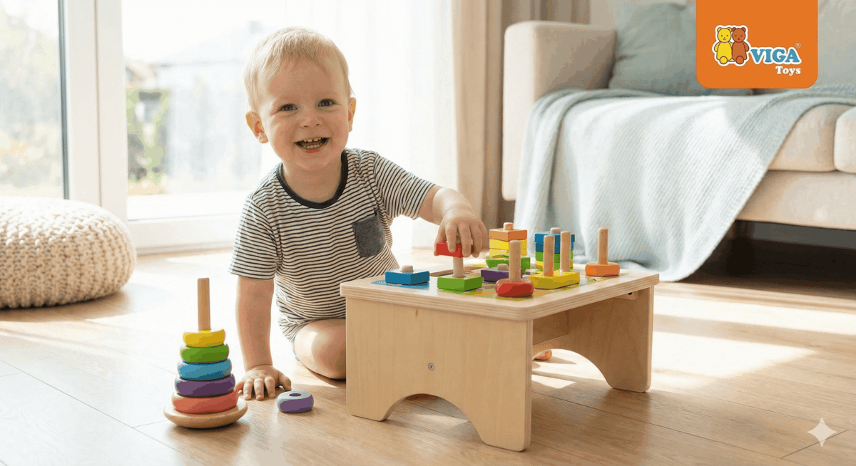 Zabawki VIGA TOYS - Drewniana edukacja i kreatywna zabawa
