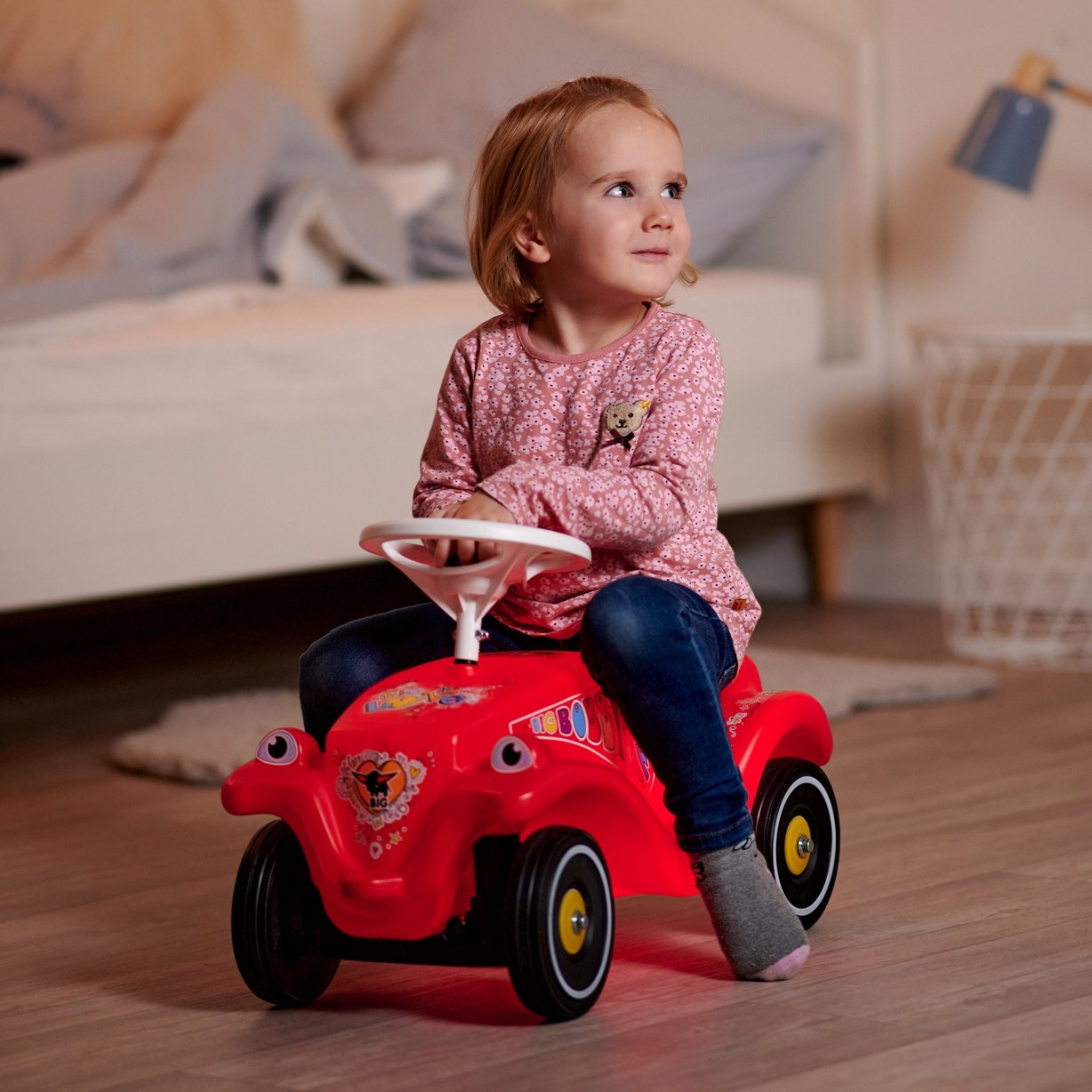 Jeździk Bobby Car Classic z Klaksonem Świecący BIG – zdjęcie 13