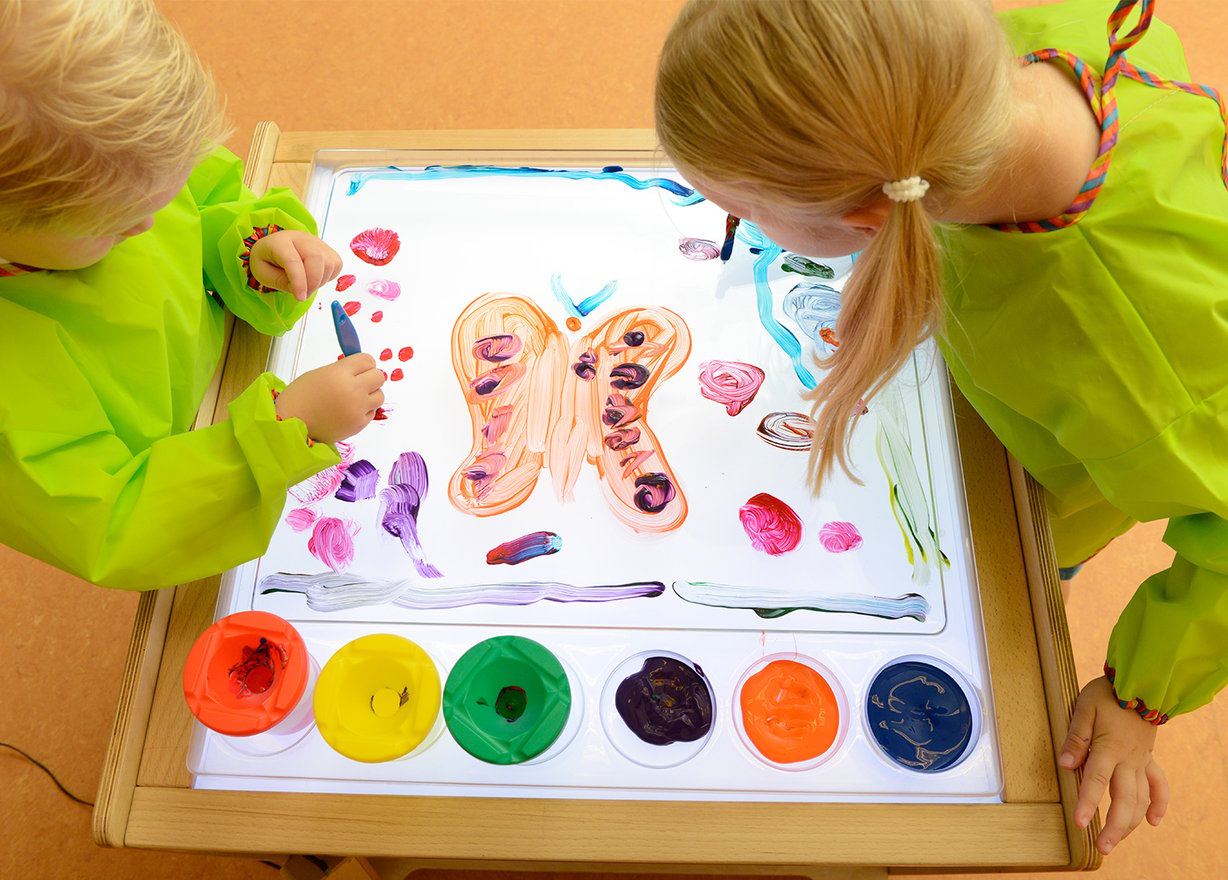 Kwadratowa Taca do Malowania Montessori MASTERKIDZ – zdjęcie 8