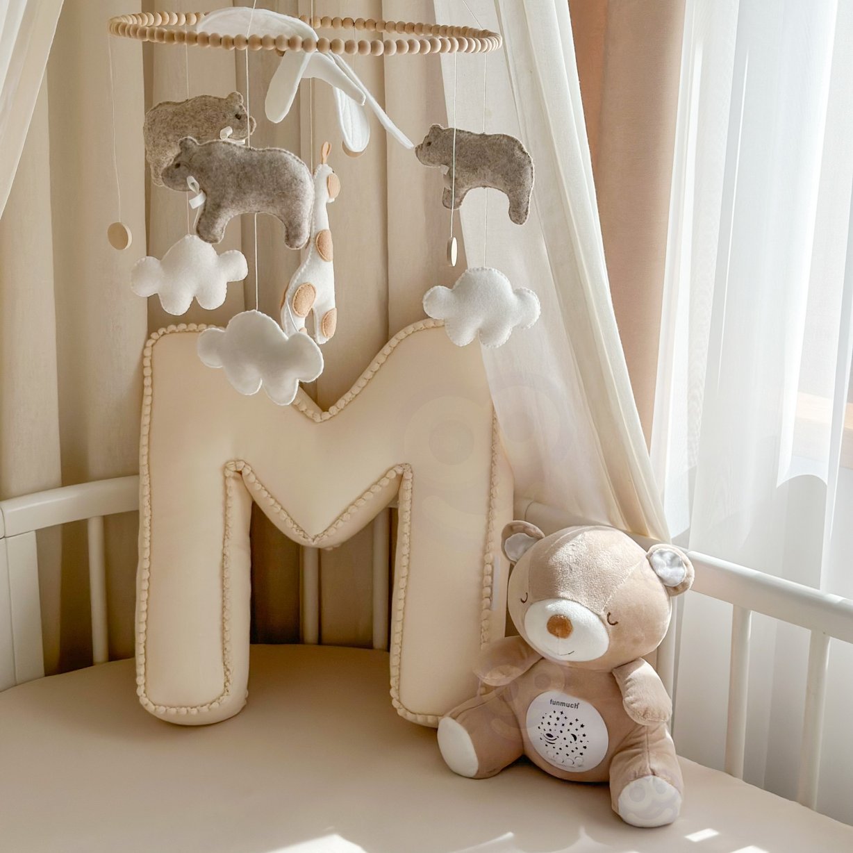 Przytulanka Usypiacz Projektor 2w1 Miś - 10 Kołysanek WOOPIE BABY – zdjęcie 16