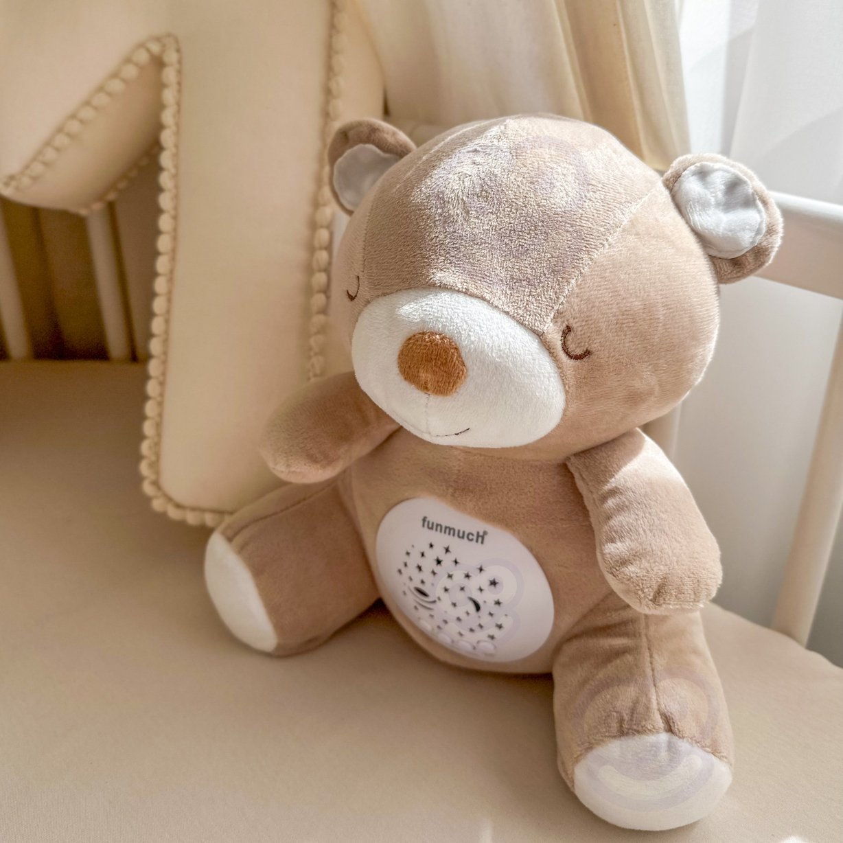 Przytulanka Usypiacz Projektor 2w1 Miś - 10 Kołysanek WOOPIE BABY – zdjęcie 17