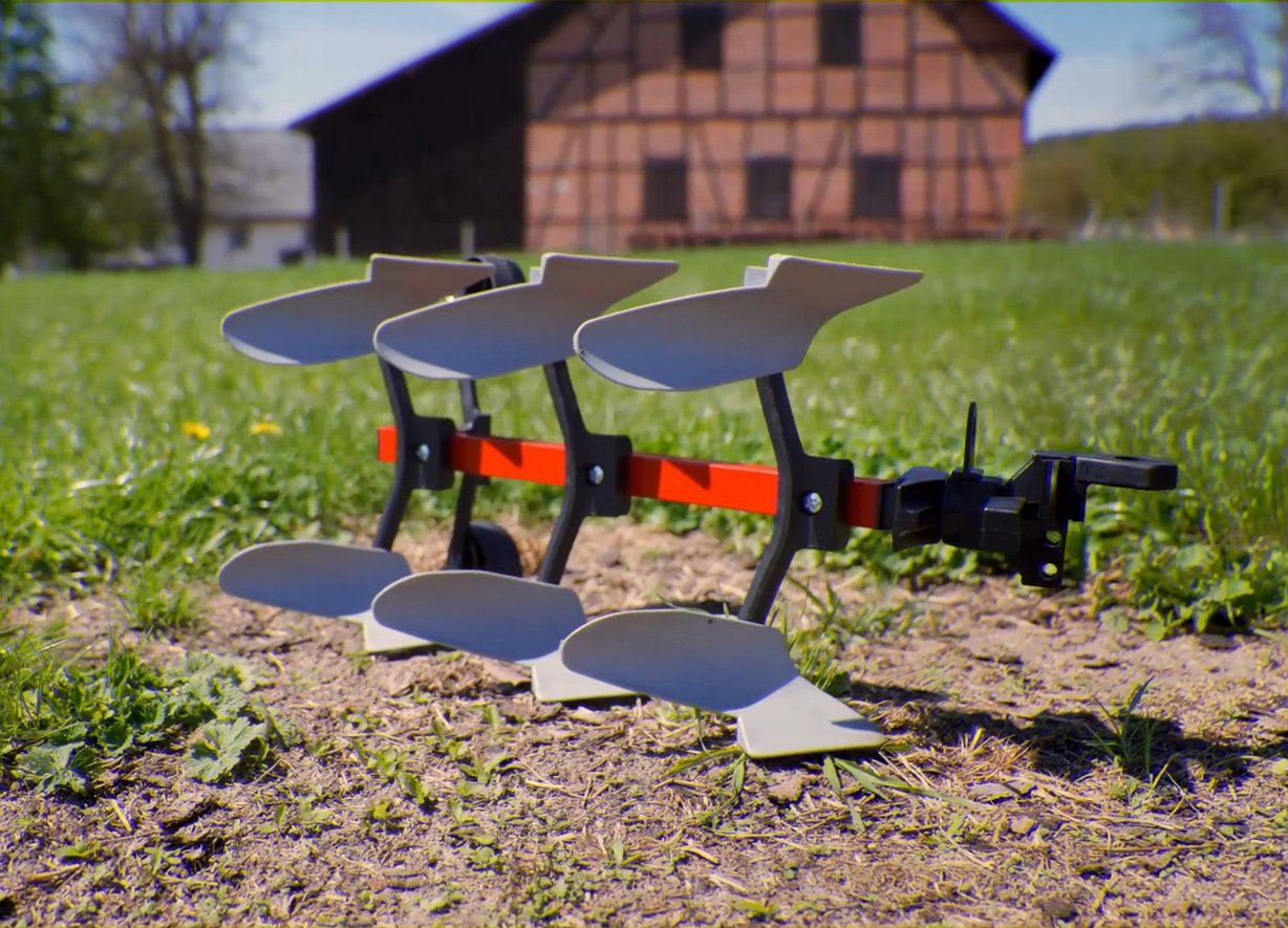 ROLLY TOYS Pług Wieloskibowy Obracany NIEMEYER