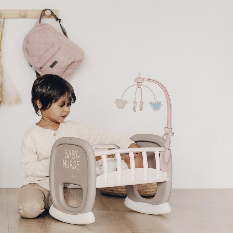 SMOBY Baby Nurse Kołyska z Karuzelką dla Lalki