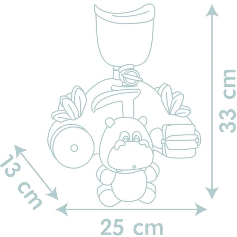 Smoby Little Zabawka Motoryczna dla Dzieci Hipopotam do Kąpieli