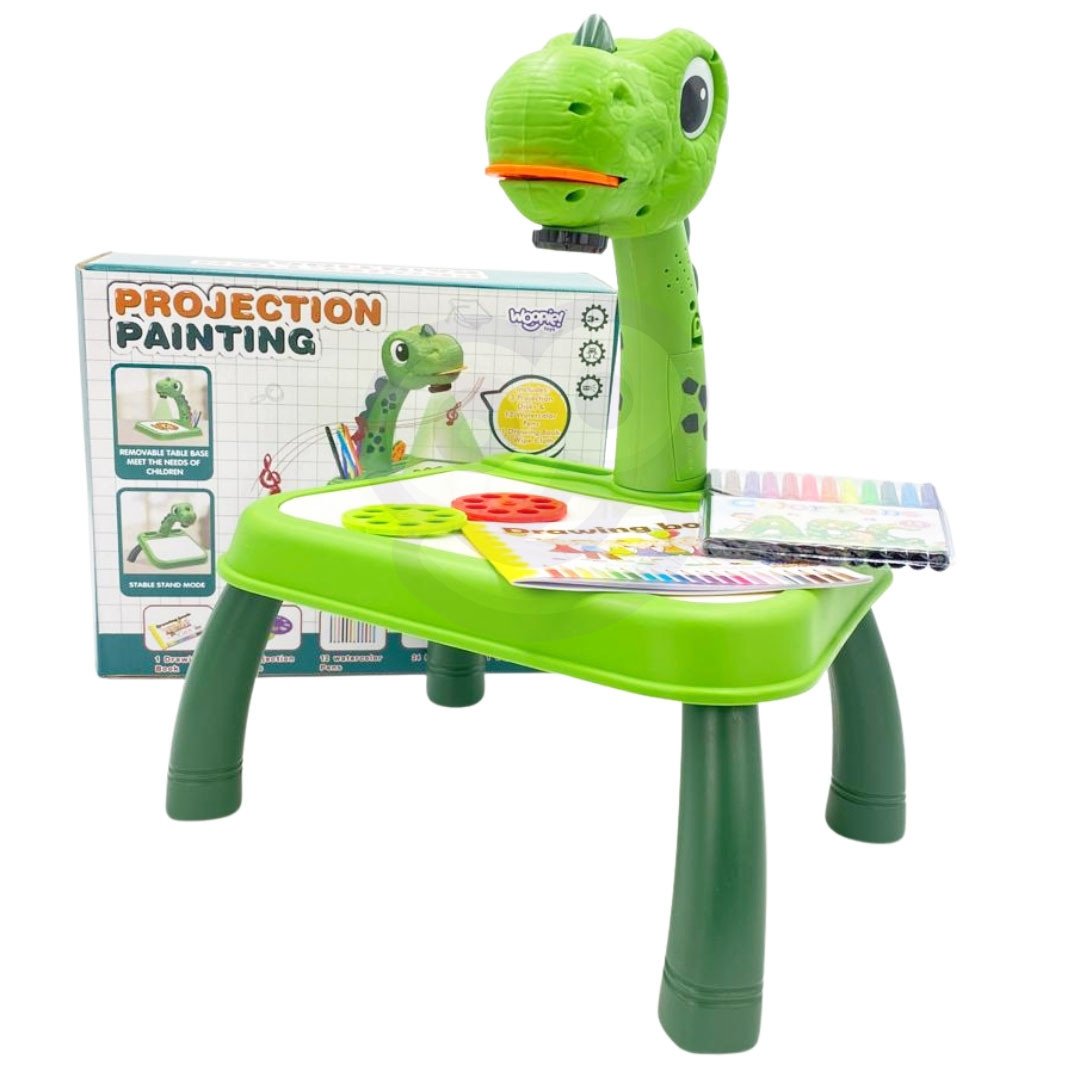 Tablica do Rysowania Projektor Dinozaur + Flamastry WOOPIE – zdjęcie 14