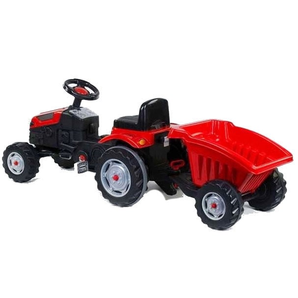 Traktor na Pedały Farmer GoTrac MAXI z Przyczepą Ciche Koła WOOPIE – zdjęcie 15