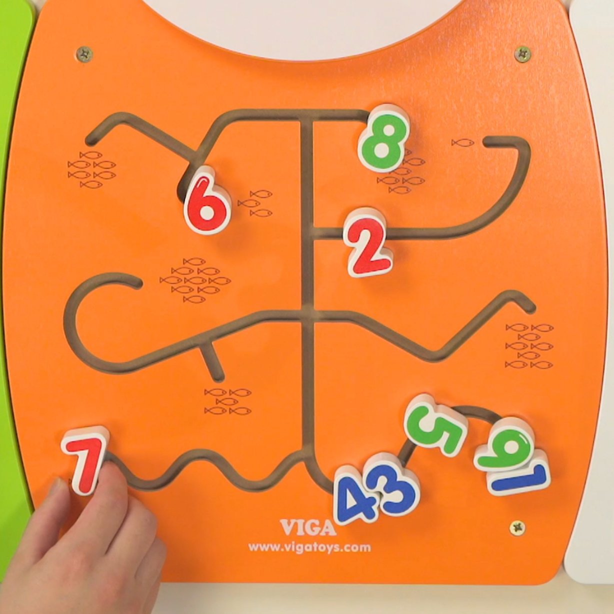 VIGA Toys Drewniana Gra Manipulacyjna Kotek Montessori