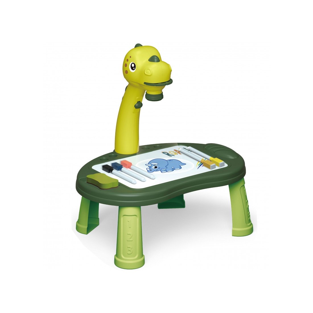 Tablica do Rysowania Projektor Dinozaur 24 Wzory + 2 Gry WOOPIE